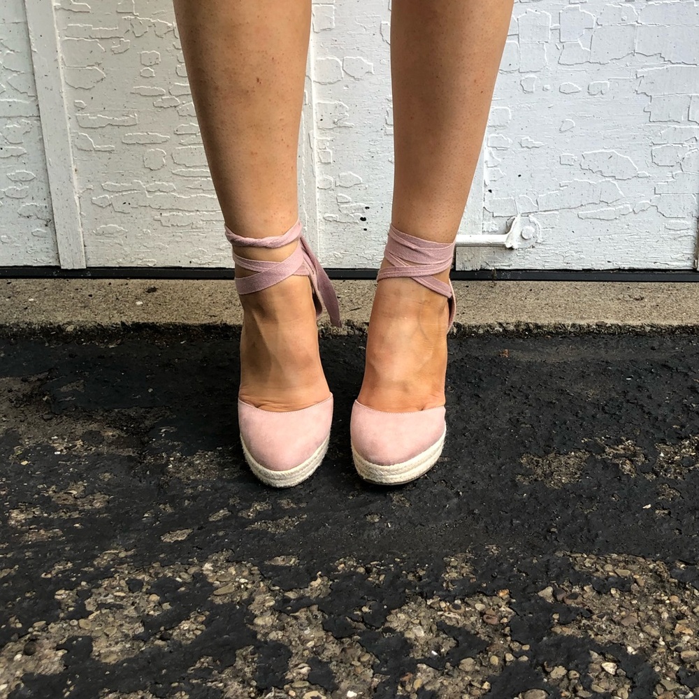 Steve Madden tie up heels